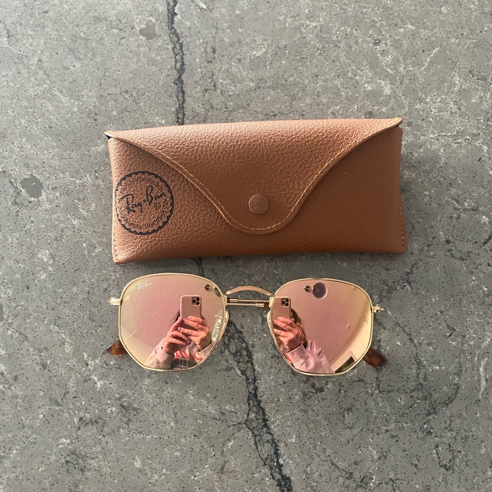 Ray-Ban Hexagonal Flat Lenses Sunglasses